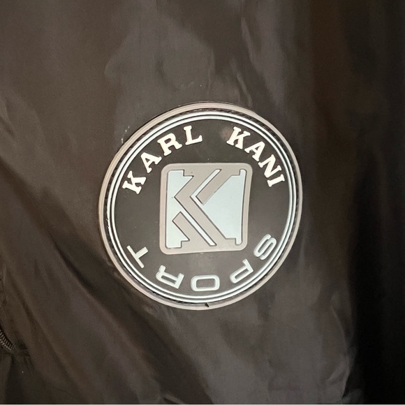Karl Kani Sport NWT Black 1/2 Zip Pullover Windbreaker Jacket Men’s Large - Picture 6 of 7